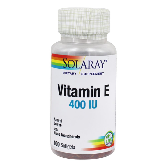 Solaray - Vitamin E 400 IU - 100 Softgels