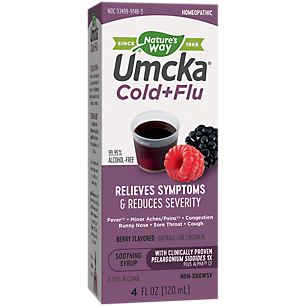 Umcka Cold + Flu Syrup - Berry (4 Fluid Ounces)