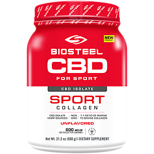 CBD Isolate For Sport Collagen - 10 MG Per Serving / 600 MG Per Container - Unflavored (21.2 oz. / 60 Servings)