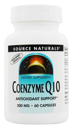 Source Naturals - CoEnzyme Q-10 200 mg. - 60 Vegetarian Capsules