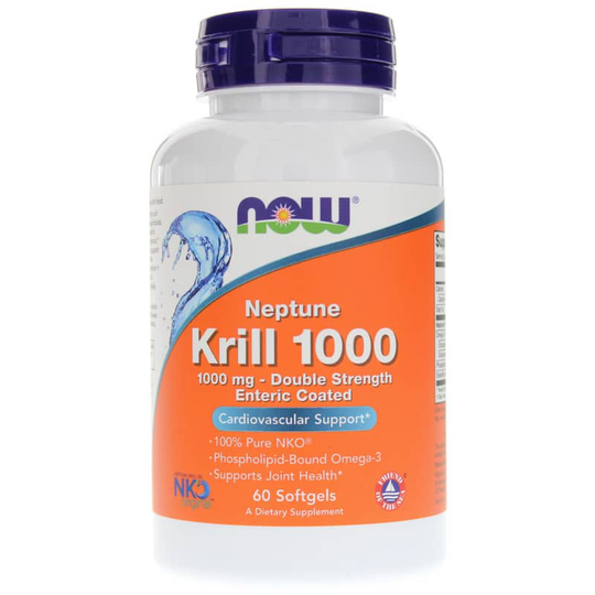 NOW Foods Neptune Krill 1000 Mg 60 Softgels