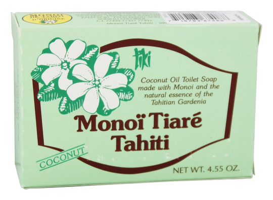 Monoi Tiare Tahiti - Coconut Oil Soap Bar Coconut - 4.55 oz.