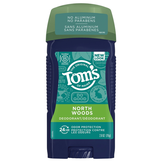 Tom's of Maine - Men's Long Lasting Wide Stick Deodorant North Woods - 2.8 oz.