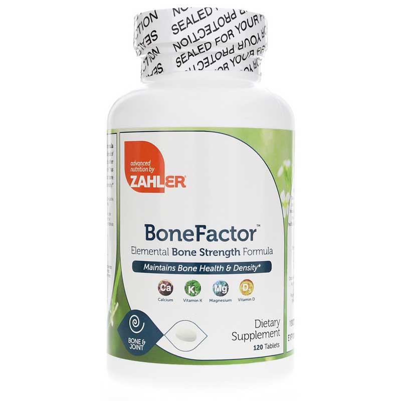 Zahler BoneFactor Elemental Bone Strength Formula 120 Tablets