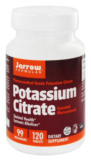 Jarrow Formulas - Potassium Citrate - 120 Tablets