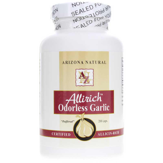 Arizona Natural Allirich Odorless Garlic 200 Capsules