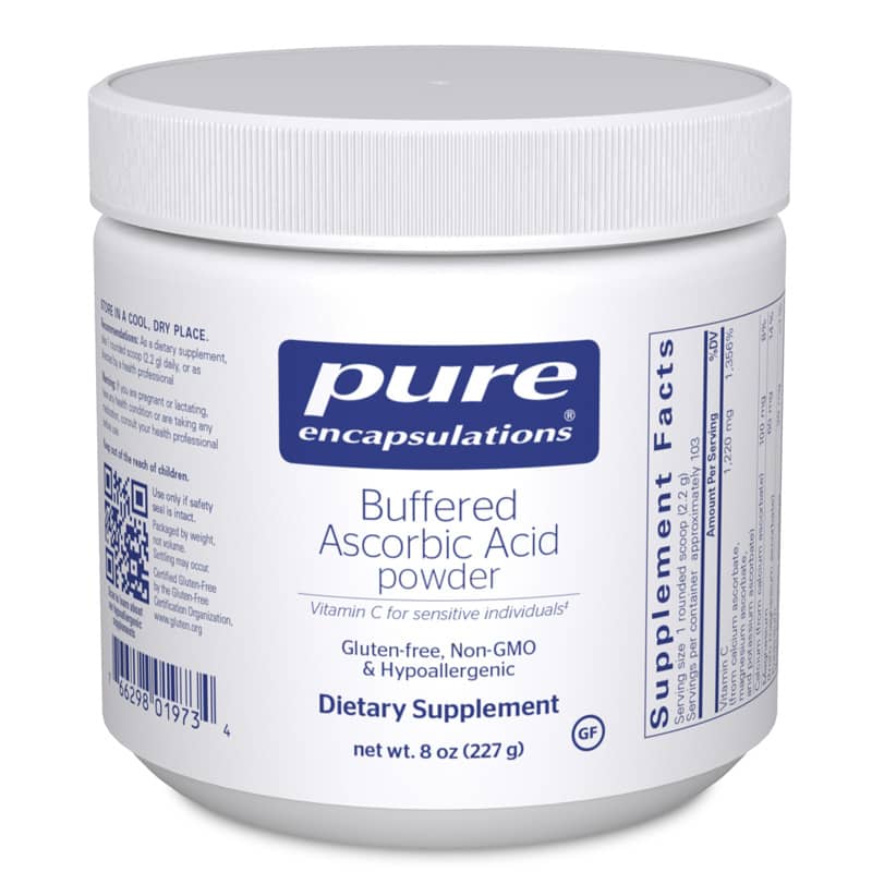 Pure Encapsulations Buffered Ascorbic Acid Powder 8 Oz