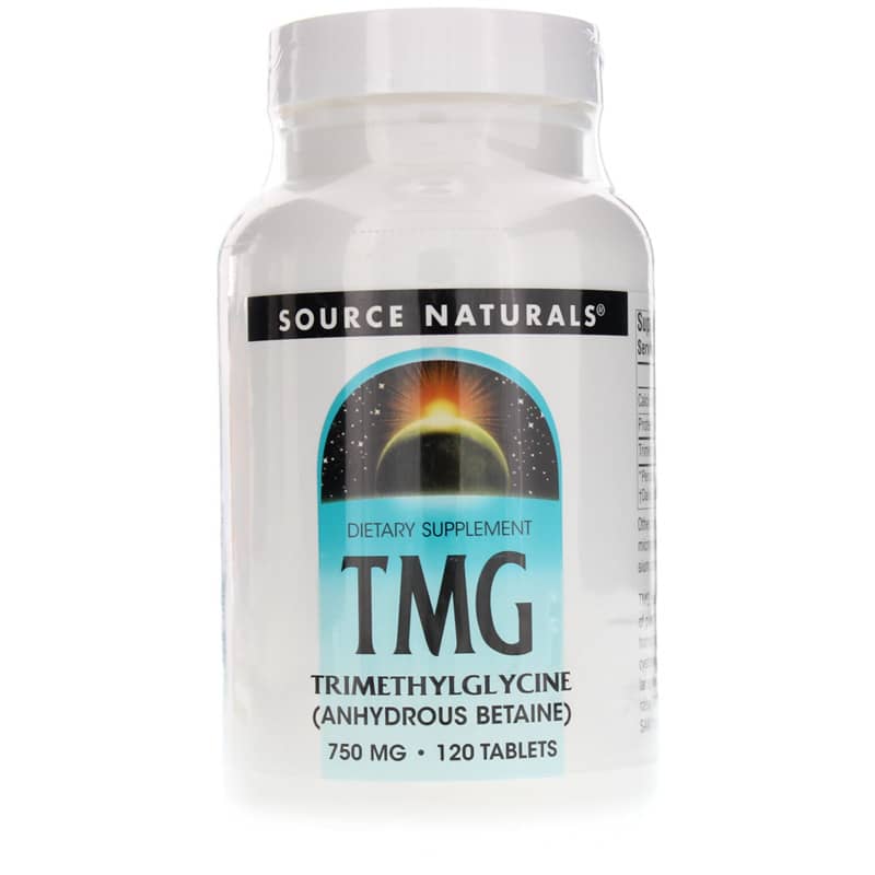 Source Naturals TMG Trimethylglycine 750 Mg 120 Tablets