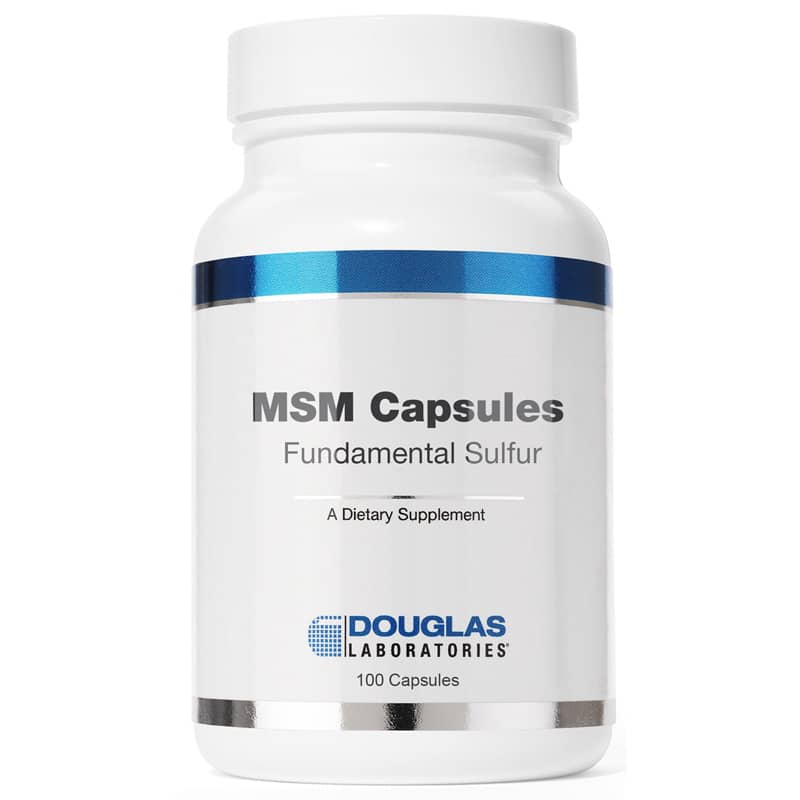 Douglas Laboratories MSM Capsules Fundamental Sulfur 100 Capsules