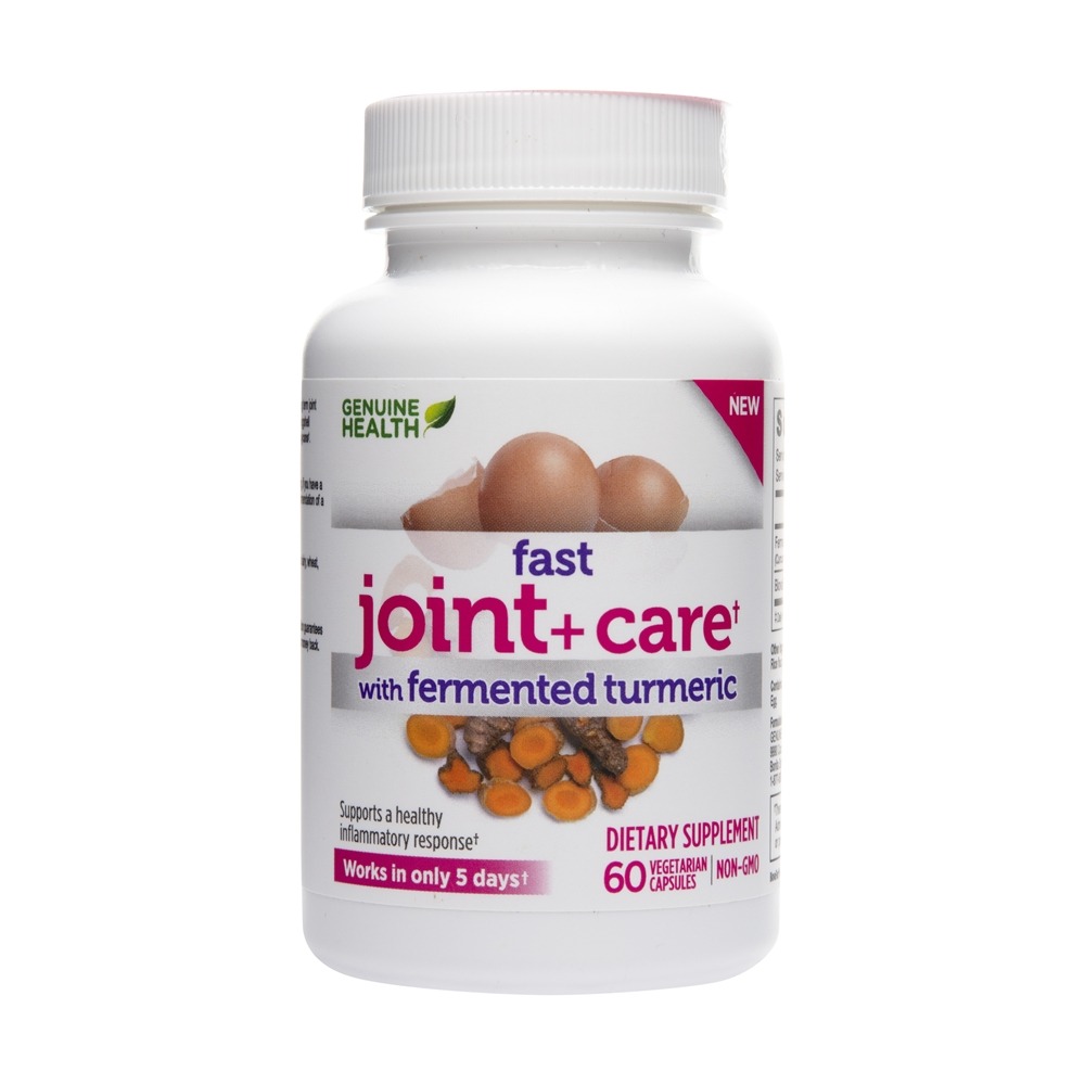 Genuine Health - Fast Joint Care with Fermented Turmeric - 60 Vegetarian Capsules