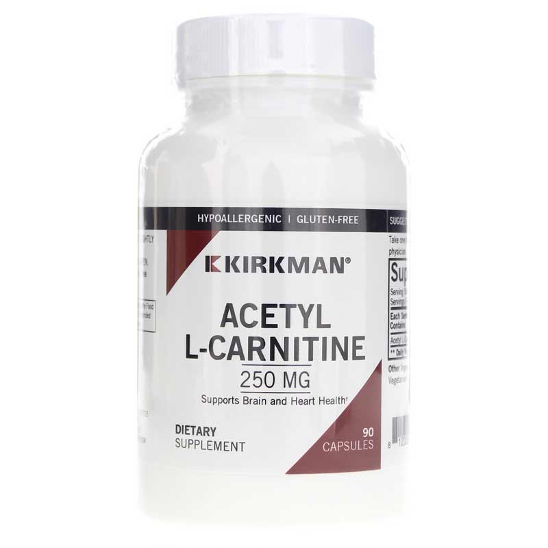 Kirkman Acetyl L-Carnitine 250 Mg 90 Capsules