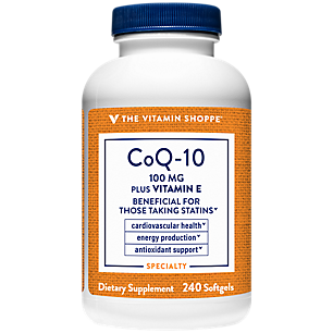 CoQ-10 with Vitamin E - Supports Cardiovascular Health & Energy Production - 100 MG (240 Softgels)