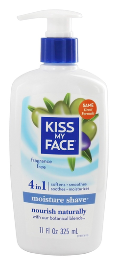 Kiss My Face - Moisture Shave Fragrance Free - 11 fl. oz.