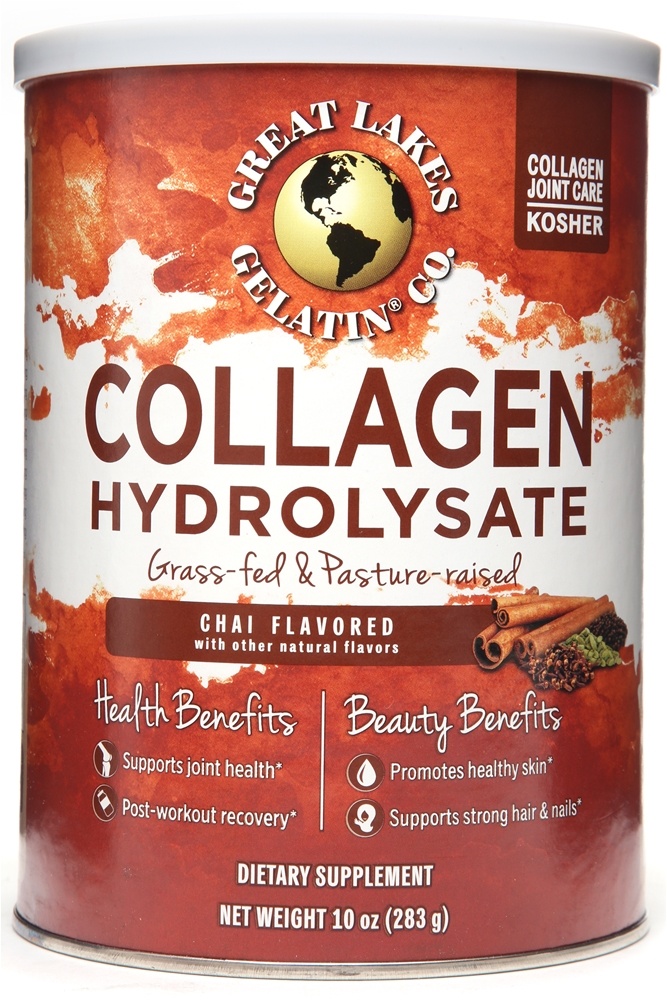 Great Lakes - Collagen Hydrolysate Powder Chai Flavored - 10 oz.