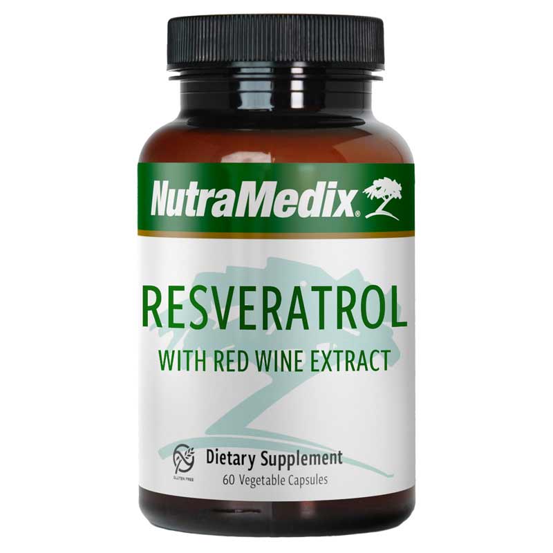 NutraMedix Resveratrol with Red Wine Extract 60 Veg Capsules