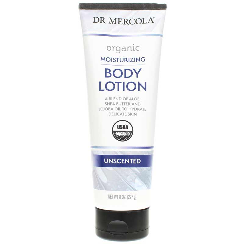 Dr. Mercola Organic Body Lotion Unscented 8 Oz