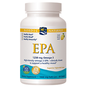 EPA - High-Intensity Omega-3 to Support Healthy Mood - 1,230 MG - Lemon (60 Softgels)