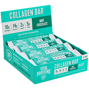On-the-Go Collagen Bar - Mint Chocolate (12 Bars, 1.8 oz.)