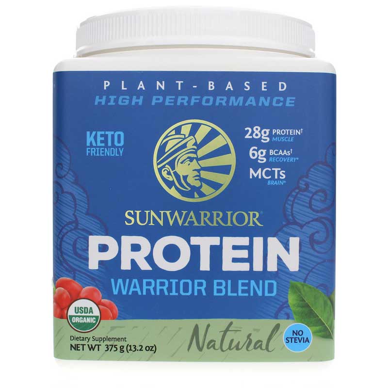 Sunwarrior Warrior Blend Organic Protein Natural 13.2 Oz