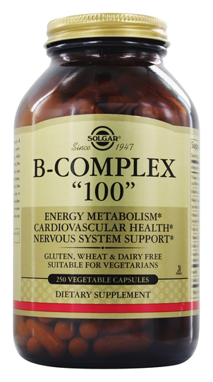 Solgar - B Complex 100 - 250 Vegetarian Capsules