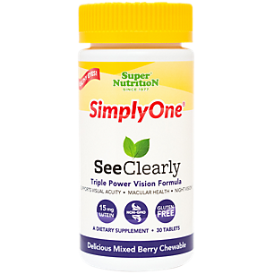 See Clearly Triple Powder Vision Formula - 15 MG Lutein - Mixed Berry (30 Chewables)