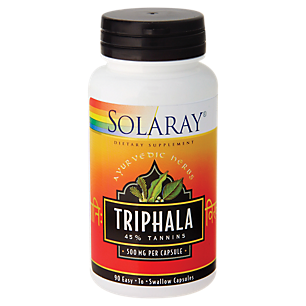 Triphala - 45% Tannins - 500 MG Per Capsule (90 Capsules)