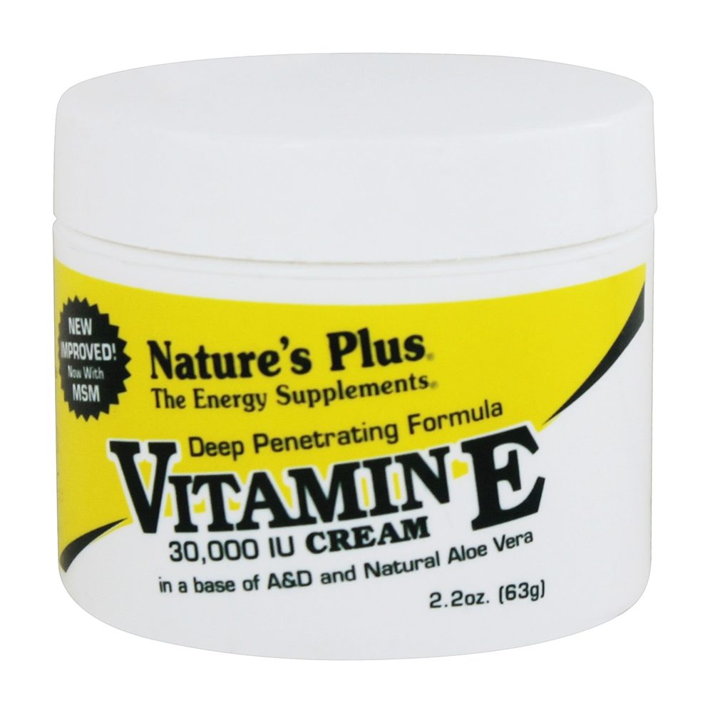 Natures Plus - Vitamin E Cream - 2.2 oz.