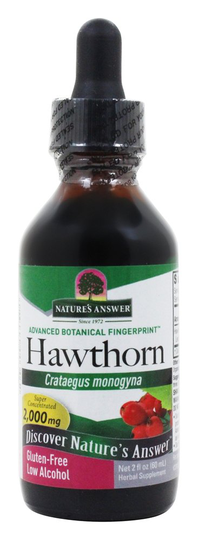 Nature's Answer - Hawthorn Berry Leaf & Flower Organic Alcohol - 2 fl. oz.