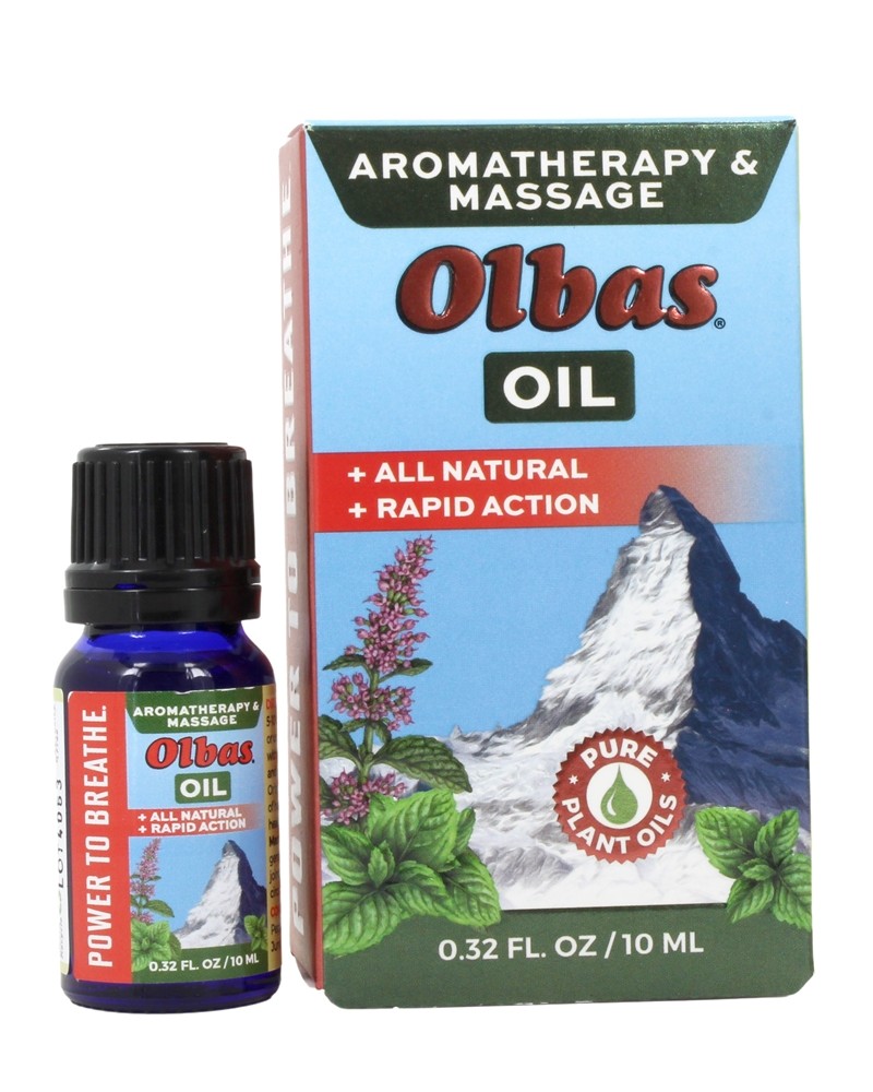 Olbas - Aromatherapy Massage Oil & Inhalant 10 cc - 0.32 fl. oz.