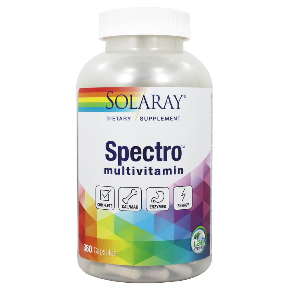 Solaray - Spectro Multivitamin - 360 Capsules