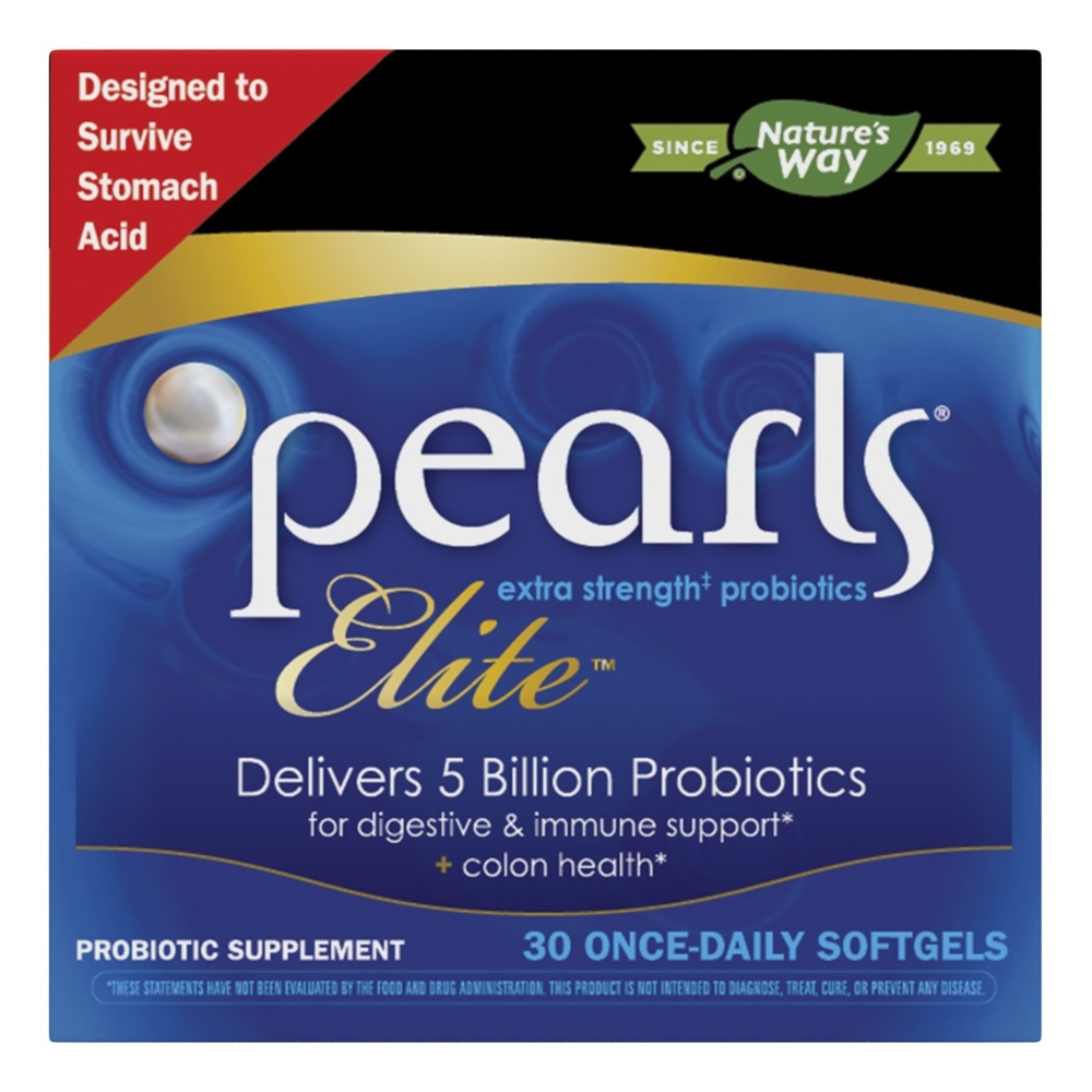 Nature's Way - Pearls Elite Extra Strength Probiotics 5 Billion CFU - 30 Softgels