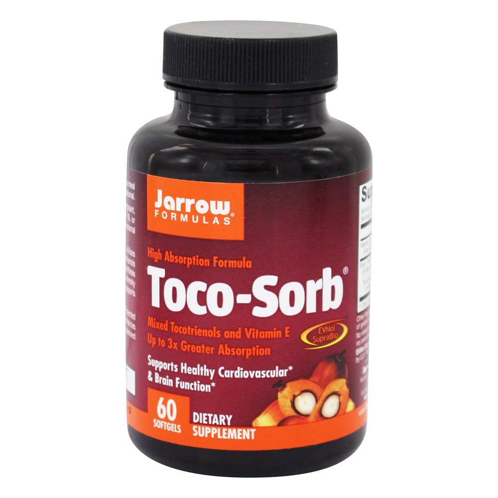 Jarrow Formulas - Toco-Sorb Mixed Tocotrienols and Vitamin E 60 mg. - 60 Softgels Formerly Toco-Life