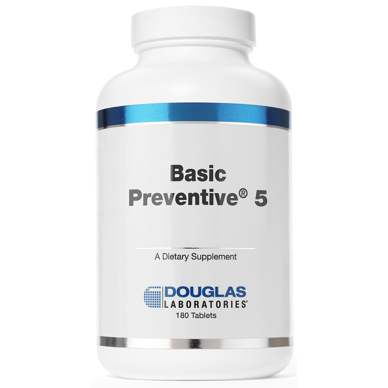 Douglas Laboratories Basic Preventive 5 Iron-Free 180 Tablets