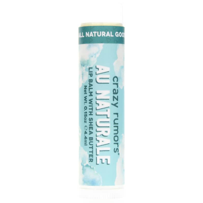 Crazy Rumors Lip Balm with Shea Butter Au Naturale 1 Tube