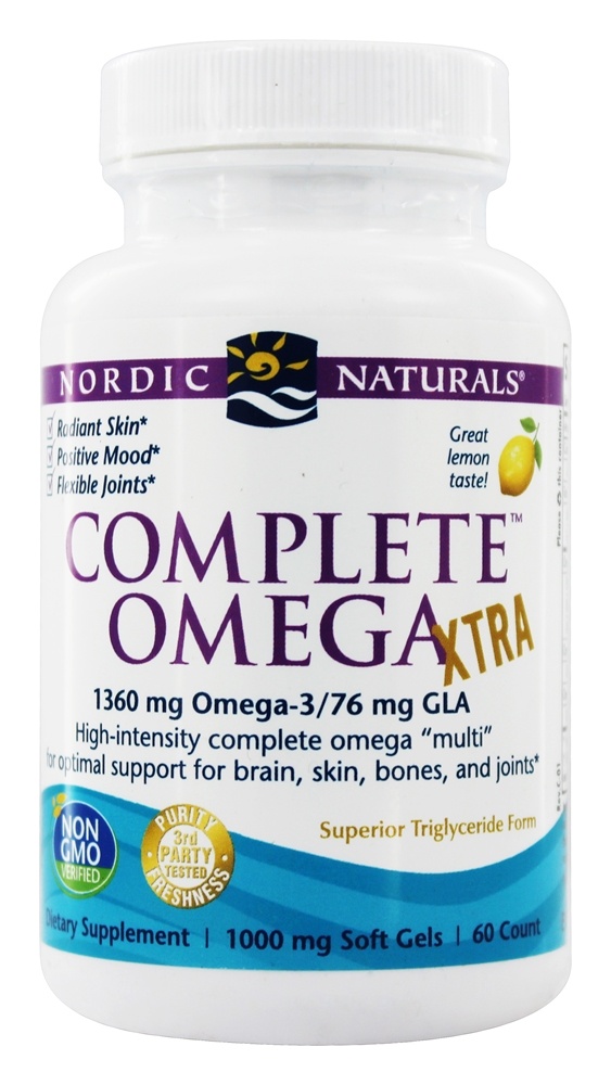 Nordic Naturals - Complete Omega Xtra Lemon 1000 mg. - 60 Softgels (formerly Omega-3.6.9 Xtra)