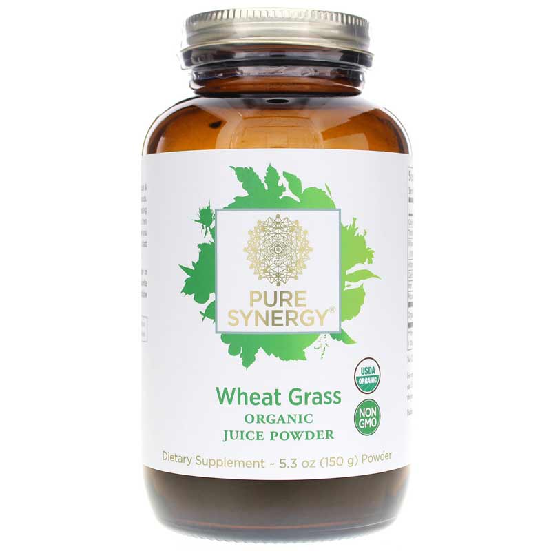 Pure Synergy Wheat Grass Organic Juice Powder 5.3 Oz
