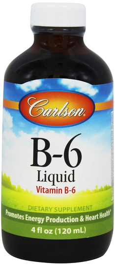 Carlson Labs - Vitamin B6 Liquid 200 mg. - 4 fl. oz.