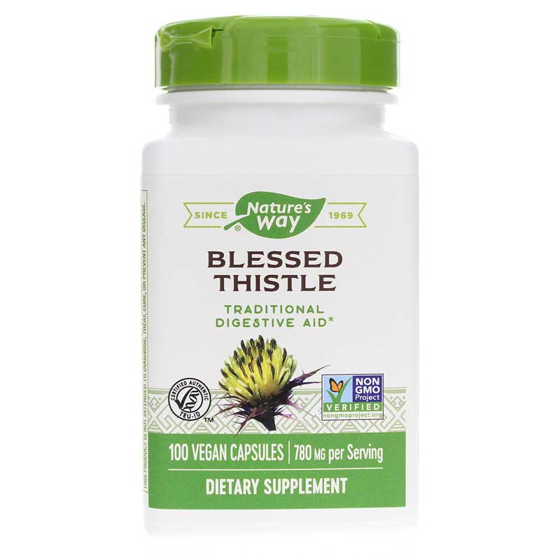 Natures Way Blessed Thistle 100 Veg Capsules