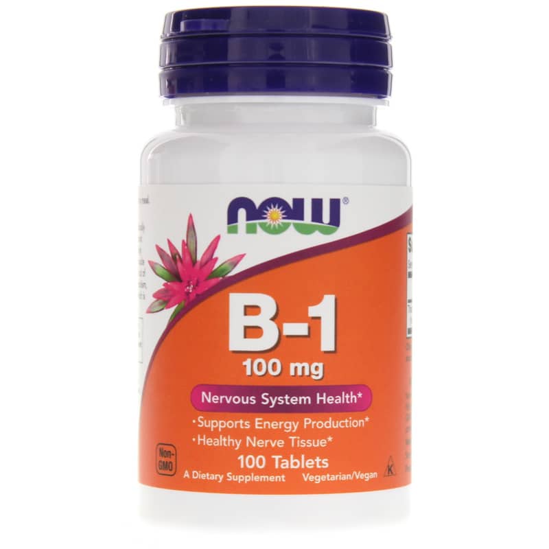 NOW Foods B-1 100 Mg 100 Tablets