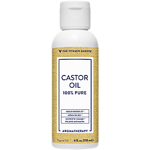Castor Oil - 100% Pure Topical Massage Oil for Soft Skin, Soothes Joint & Muscles (4 fl. oz.)