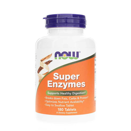 NOW Foods Super Enzymes Tablets 180 Tablets