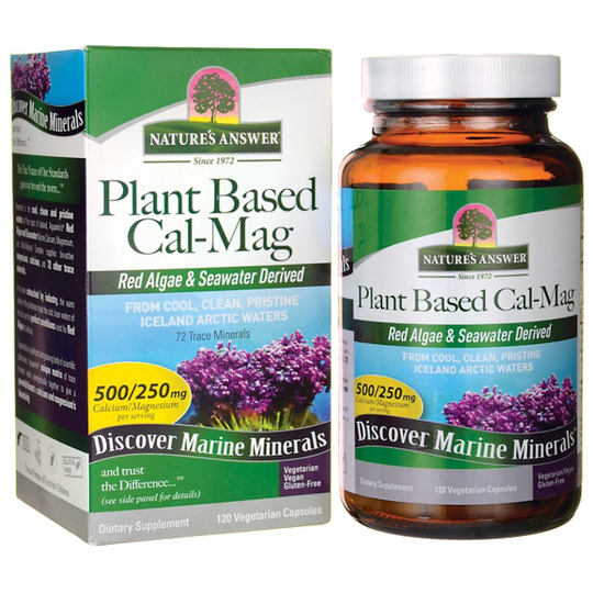Nature's Answer - Plant-Based Cal-Mag - 120 Vegetarian Capsules
