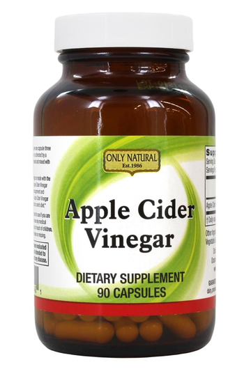 Only Natural - Apple Cider Vinegar 500 mg. - 90 Capsules