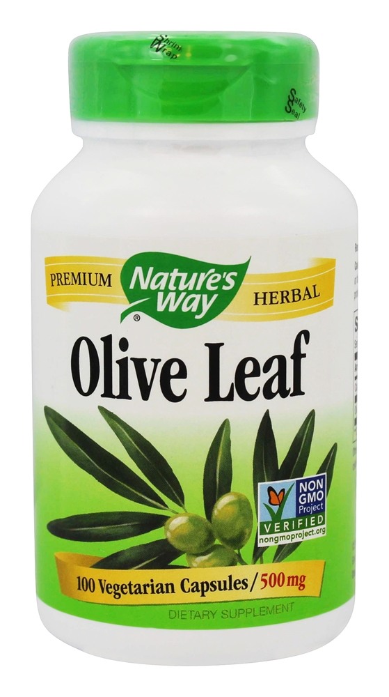 Nature's Way - Olive Leaf 500 mg. - 100 Vegetarian Capsules