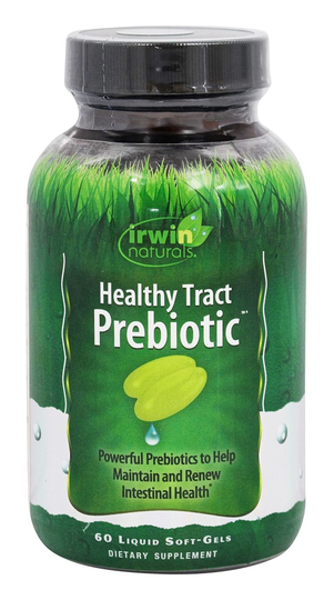 Irwin Naturals - Healthy Tract Prebiotic - 60 Liquid Softgels