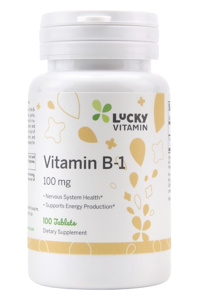 LuckyVitamin - Vitamin B1 100 mg. - 100 Tablets