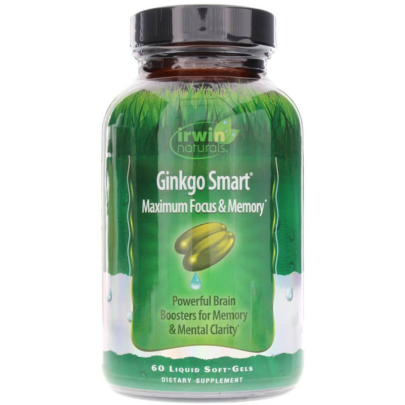 Irwin Naturals Ginkgo Smart 60 Liquid Softgels