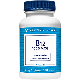 Vitamin B12 - Energy Production & Nervous System Support - 1,000 MCG (300 Lozenges)