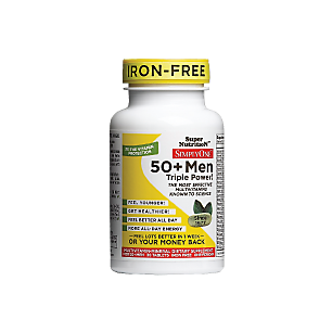 Simply One Triple Power Multivitamin for Men 50+ - Iron Free (30 Tablets)