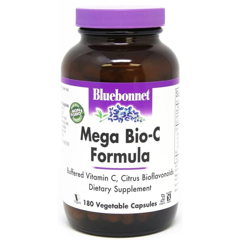 Bluebonnet Mega Bio-C Formula 180 Veg Capsules